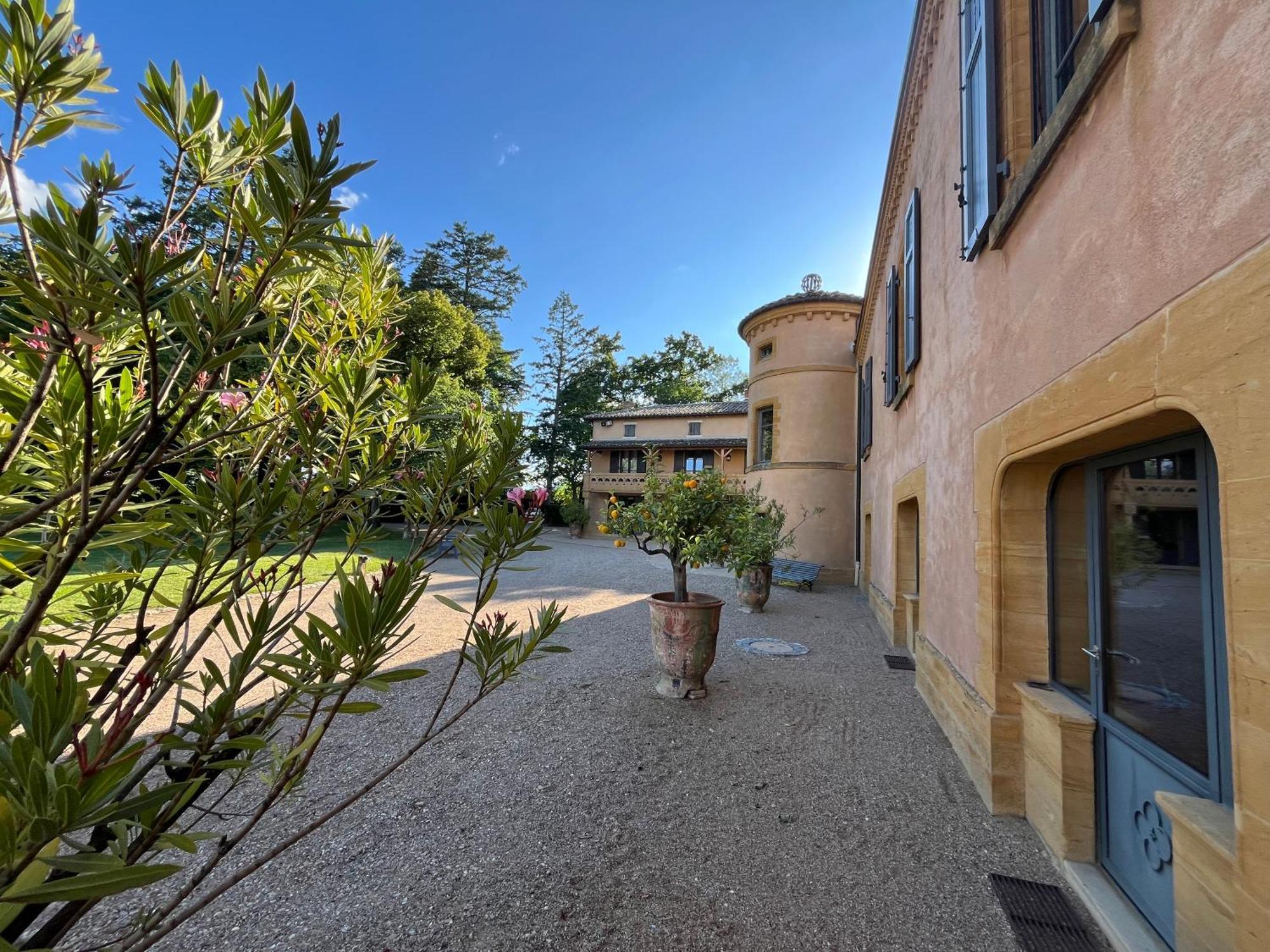 Chateau De Briante Saint-Lager Buitenkant foto